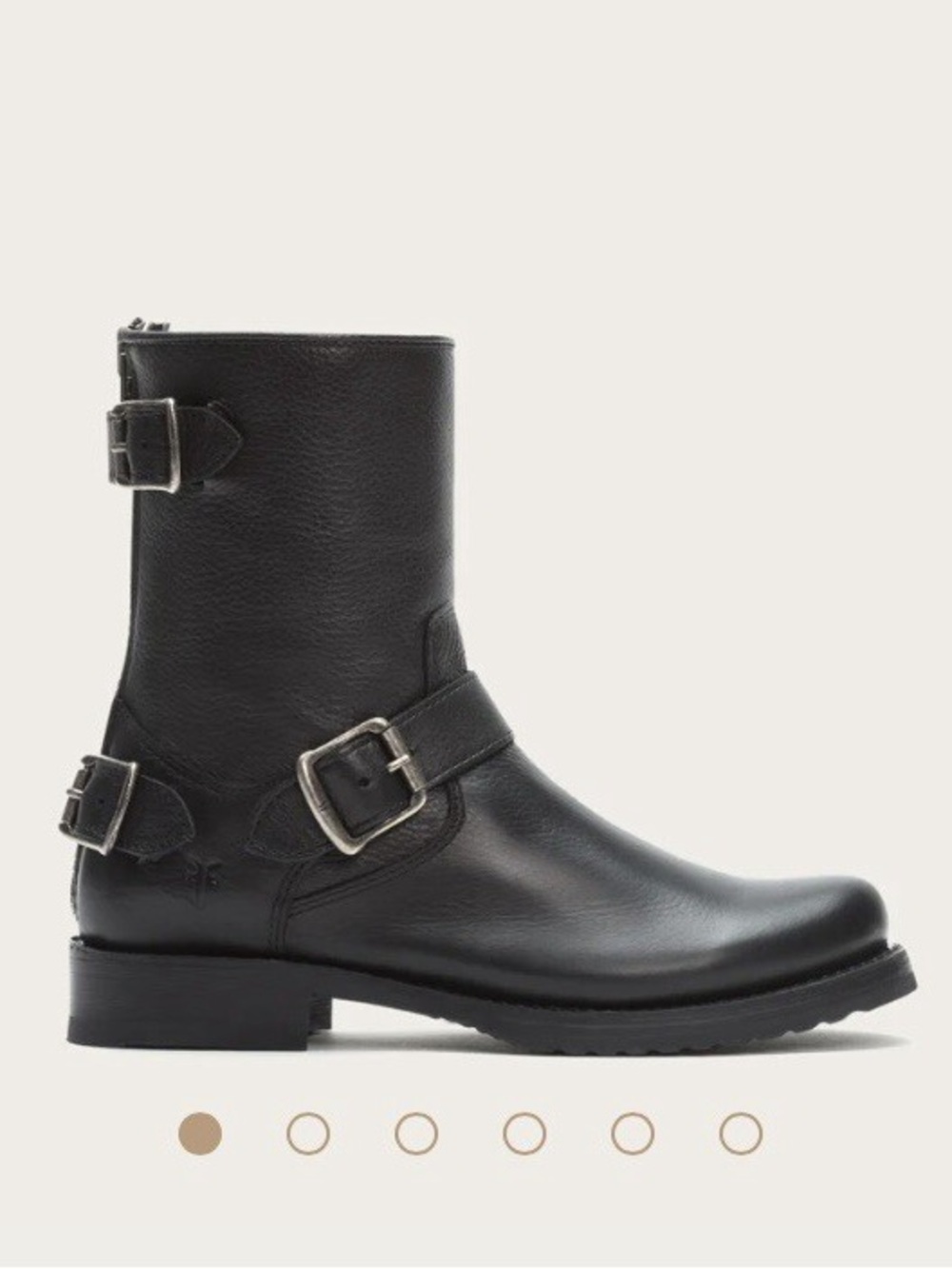 Frye Women’s Veronica Back Zip Short Boots Booties Black 7 - Picture 3 of 14